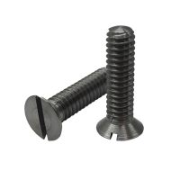 1/4" BSW x 1" Steel Slotted Countersunk Screws (pck 10)