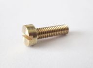 6BA x 1/8" Brass Slotted Cheese Head Screw (pck 50)