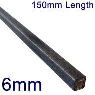 6mm Stainless Steel Square Bar - 6" Length