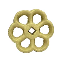 2 1/4" Diameter Brass Cast Handwheel - 6 Spoke