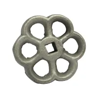 2 1/4" Diameter Cast Iron Cast Handwheel - 6 Spoke