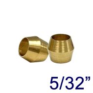 Brass Compression Olive for 5/32" Pipe